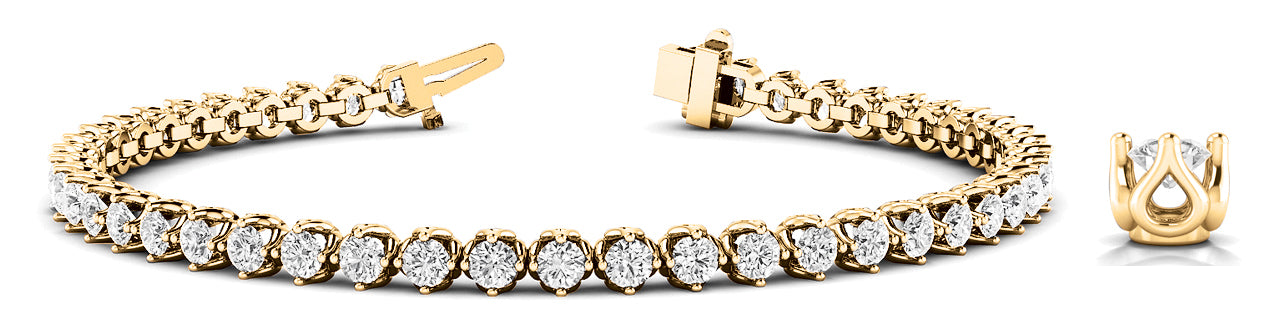 4 Prong Inline Diamond Bracelet · 2.24 ct tw