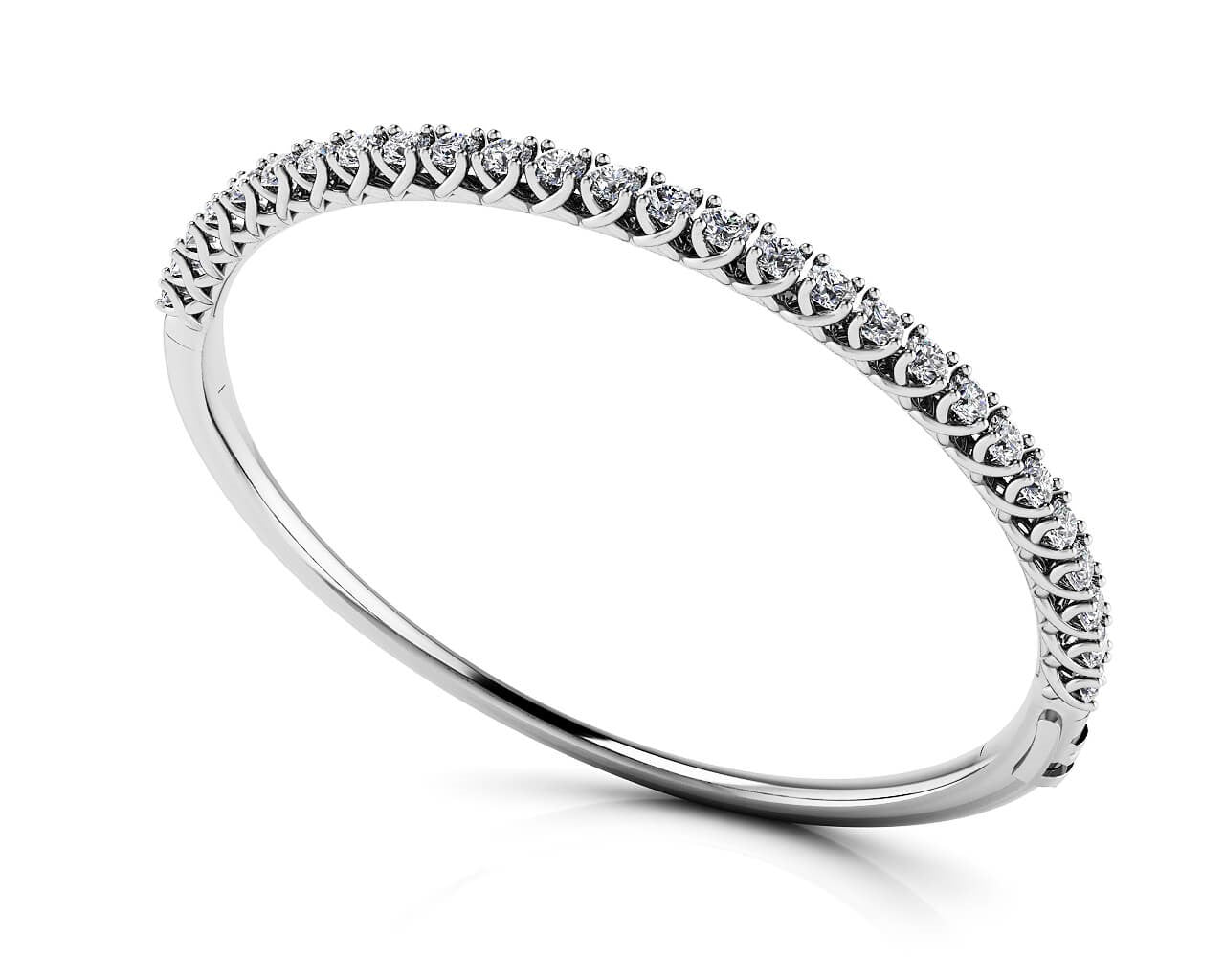 4 Prong Bangle Diamond Bracelet · 1.74 ct tw