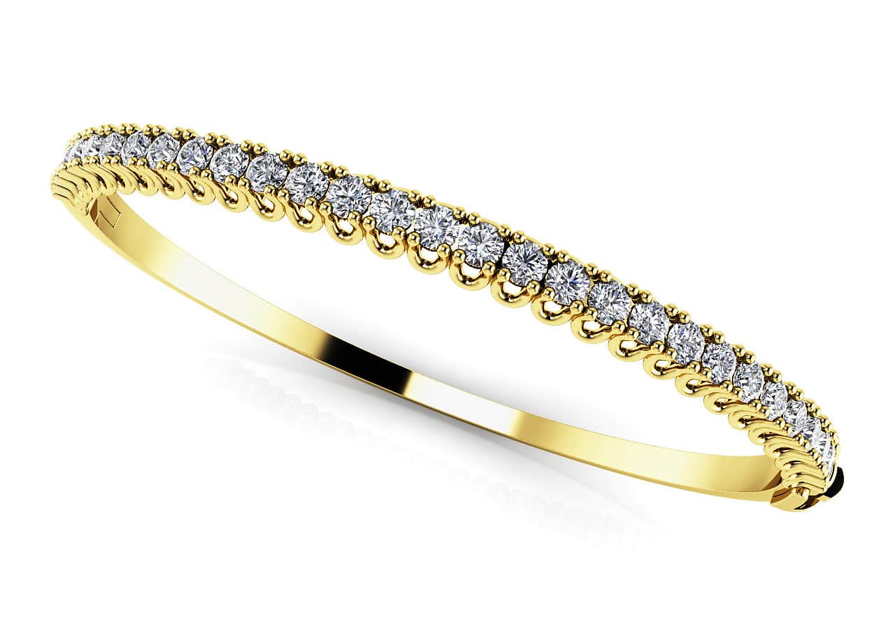 4 Prong Bangle Diamond Bracelet · 1.23 ct tw
