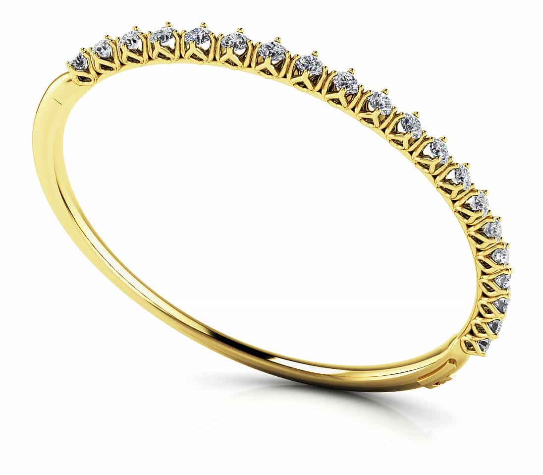 4 Prong Bangle Diamond Bracelet · 1.44 ct tw