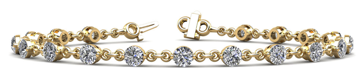 Single Prong -under-clasp Diamond Bracelet · 0.91 ct tw