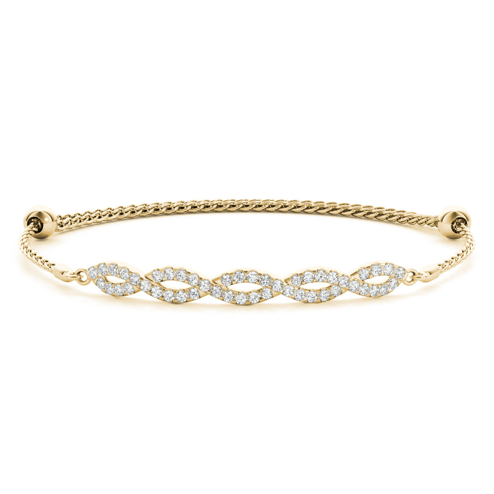 Diamond Crossover Bracelet · 0.44 ct tw