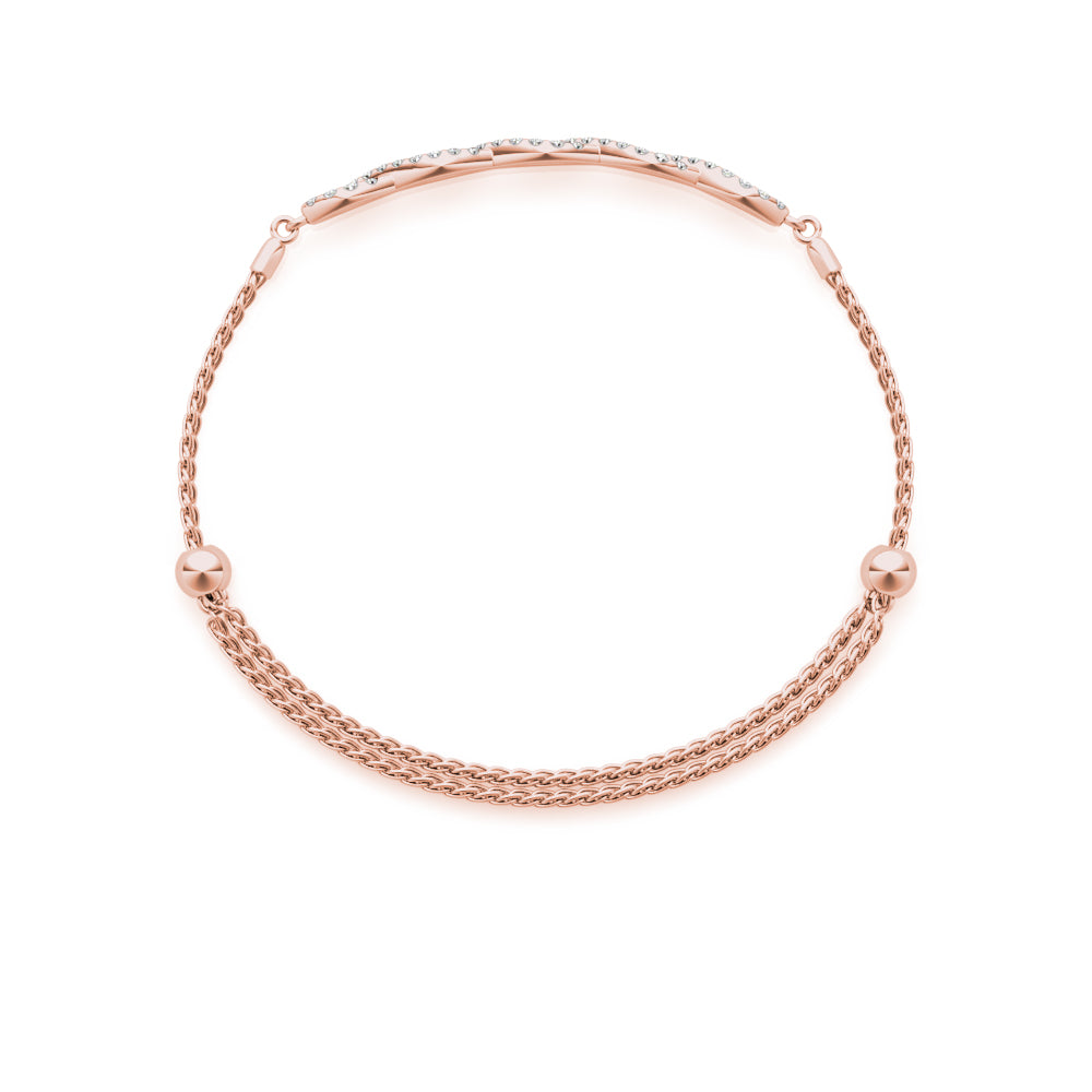 Diamond Crossover Bracelet · 0.44 ct tw