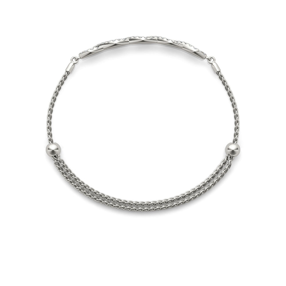 Diamond Crossover Bracelet · 0.44 ct tw