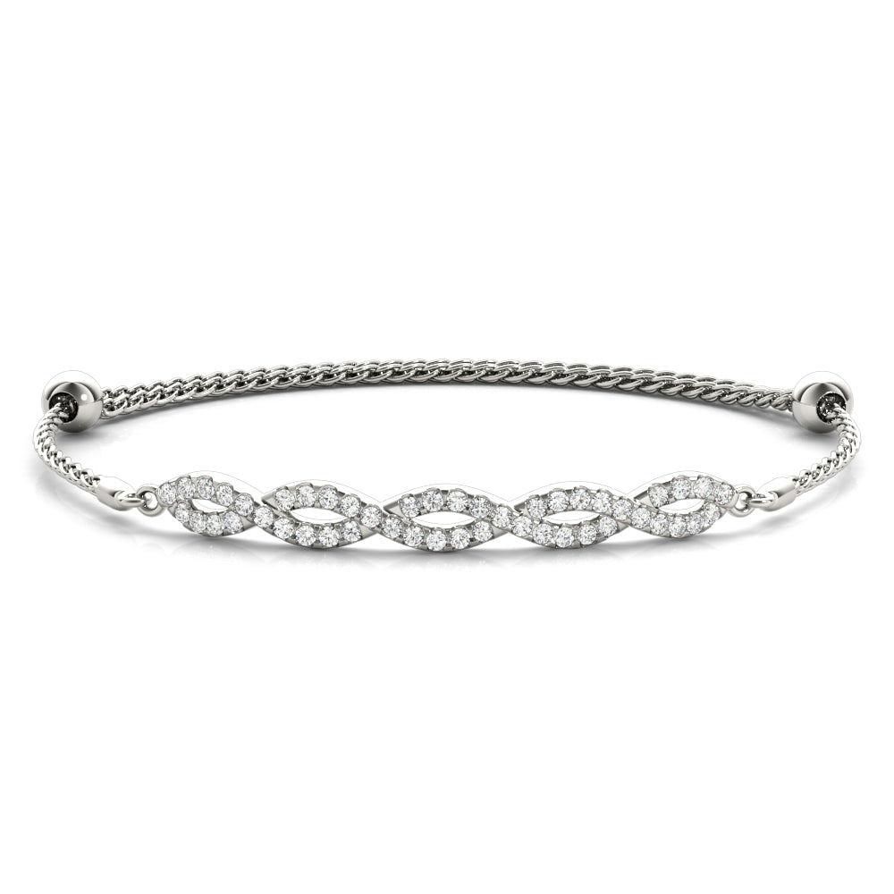 Diamond Crossover Bracelet · 0.44 ct tw