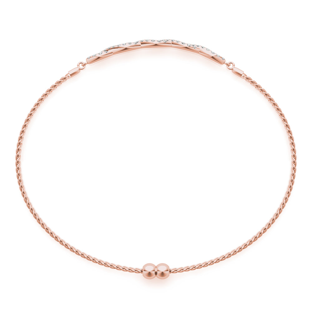 Diamond Crossover Bracelet · 0.44 ct tw