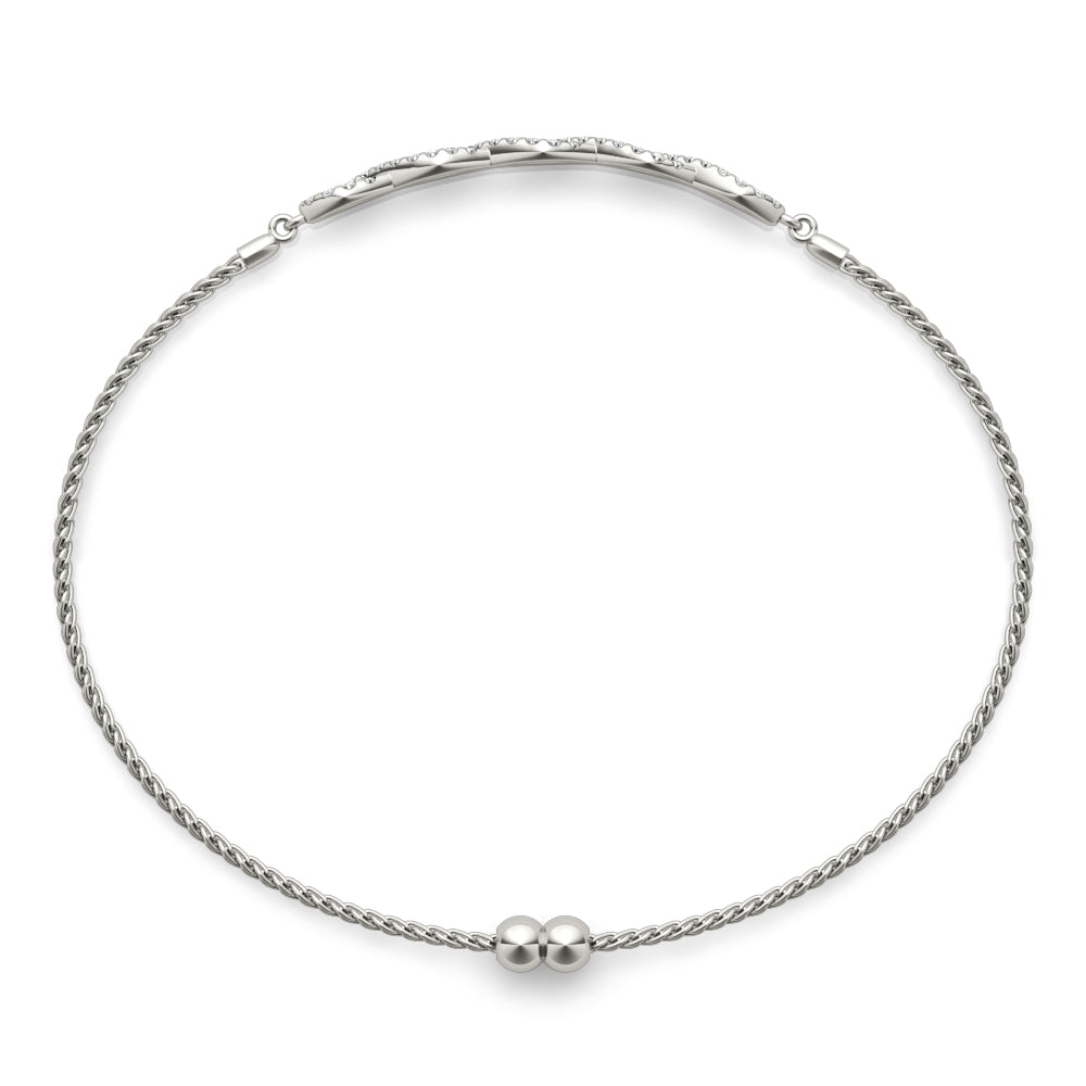 Diamond Crossover Bracelet · 0.44 ct tw