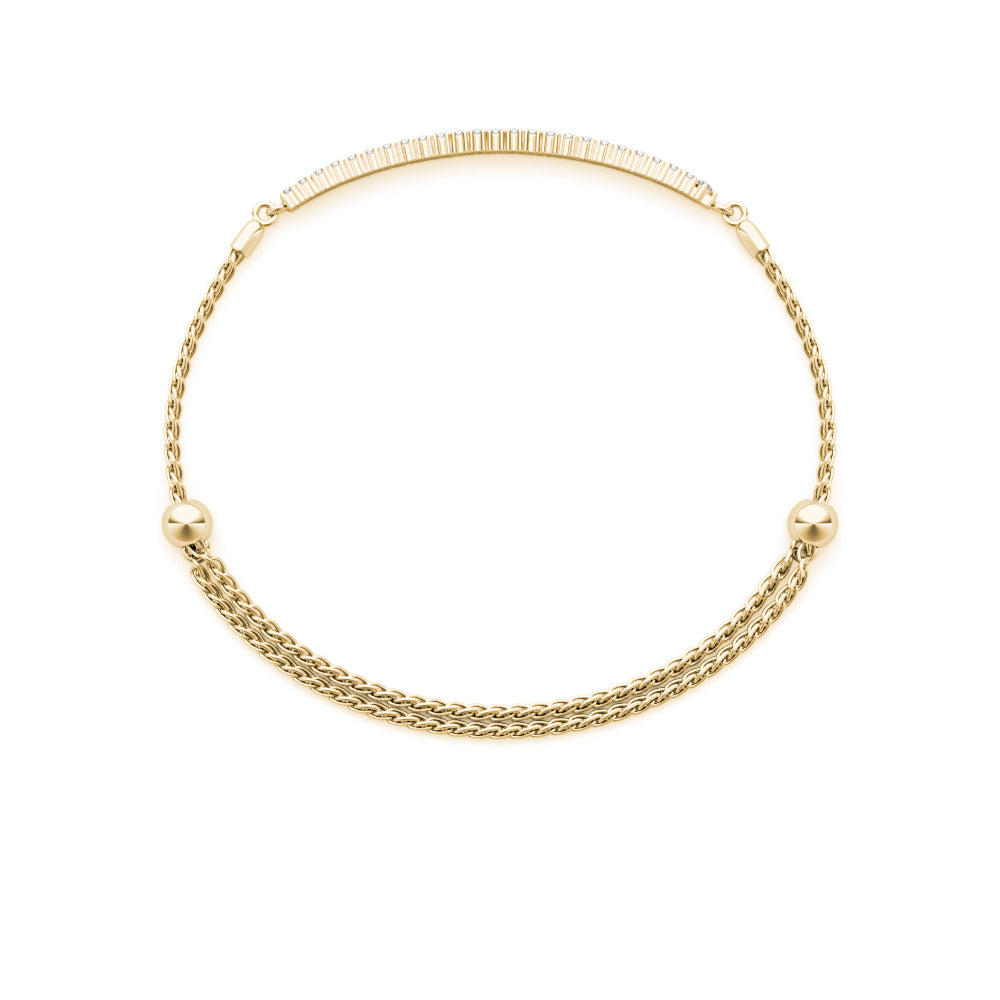 Double Row Diamond Bracelet · 0.49 ct tw