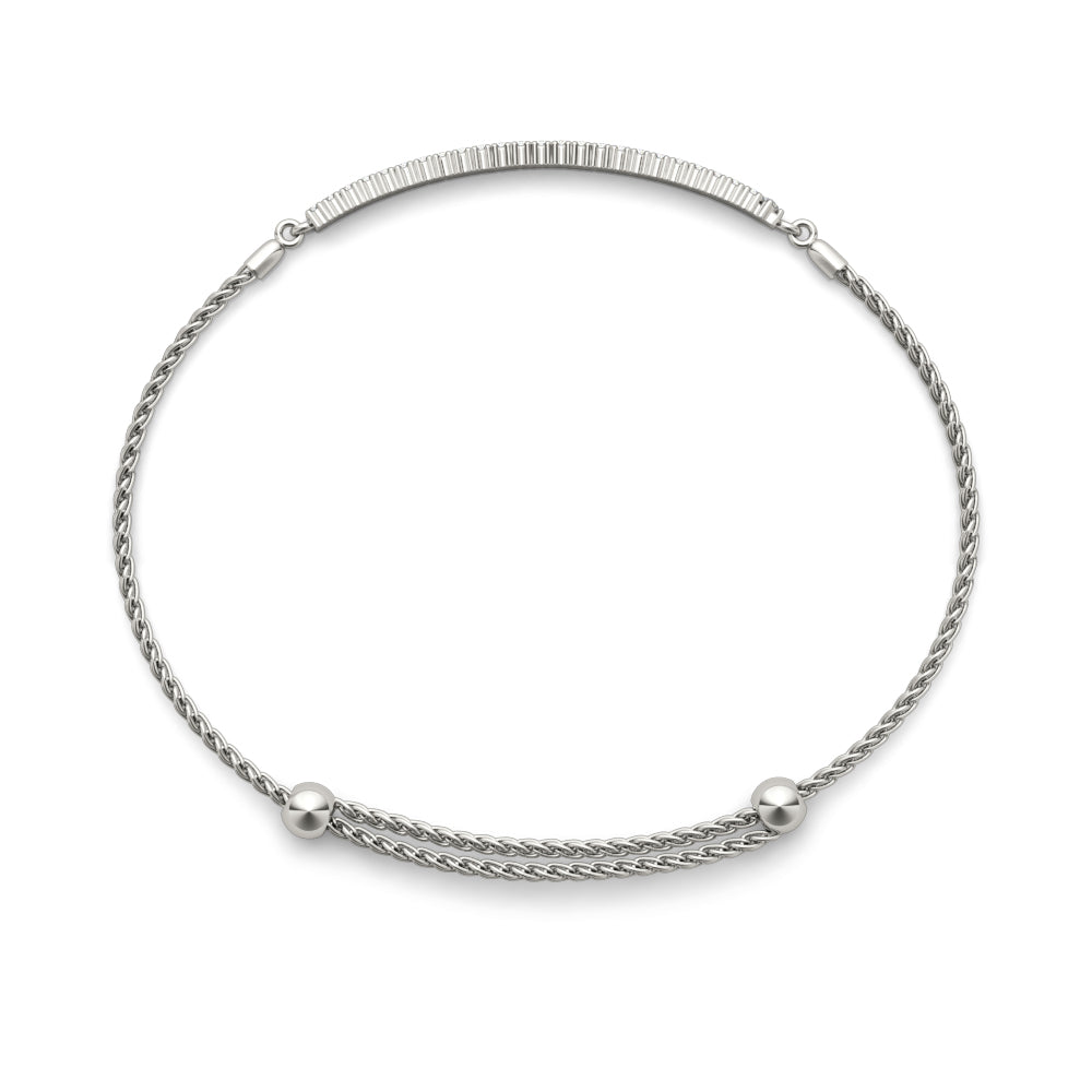 Double Row Diamond Bracelet · 0.49 ct tw