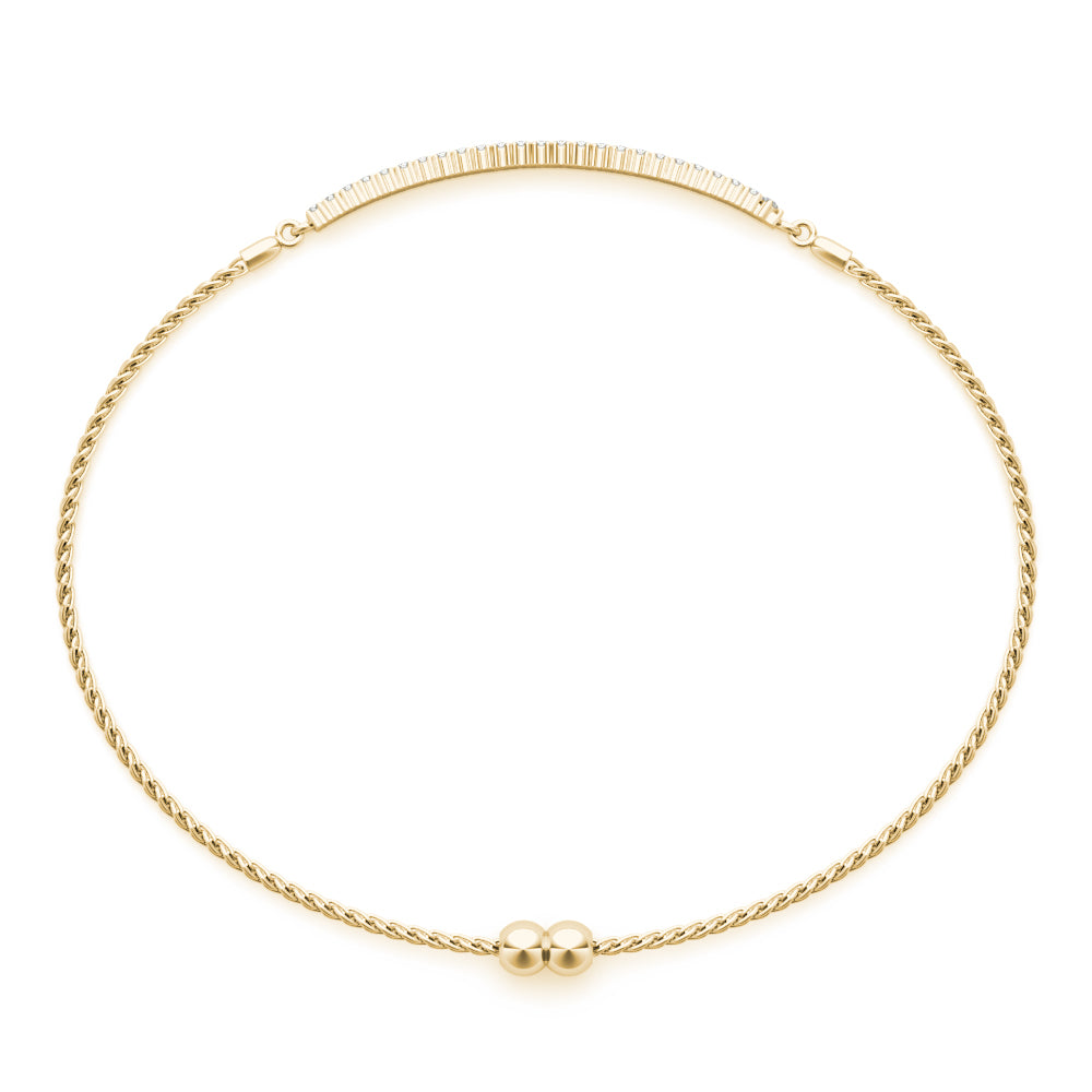 Double Row Diamond Bracelet · 0.49 ct tw