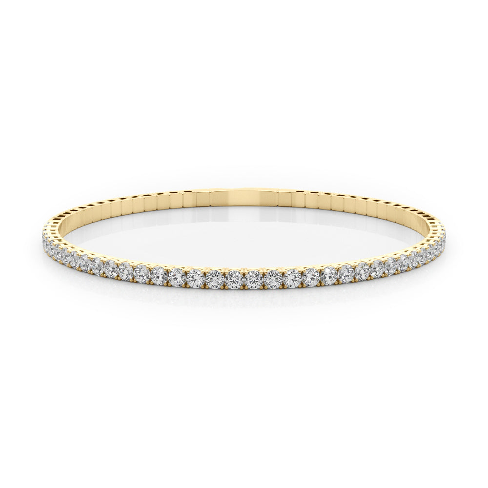 Flexible Half Way Bangle Diamond Bracelet · 0.90 ct tw