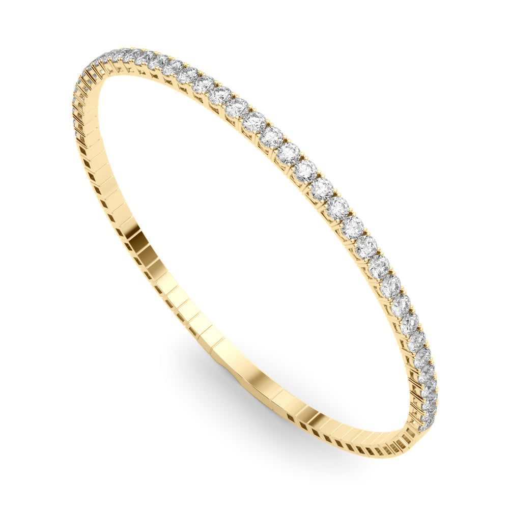 Flexible Half Way Bangle Diamond Bracelet · 0.90 ct tw