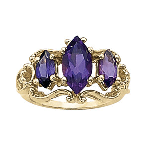 Marquise Gemstone Fashion Ring