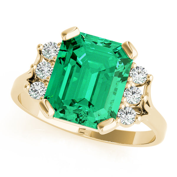 Emerald Gemstone Fashion Ring · 0.18 ct tw