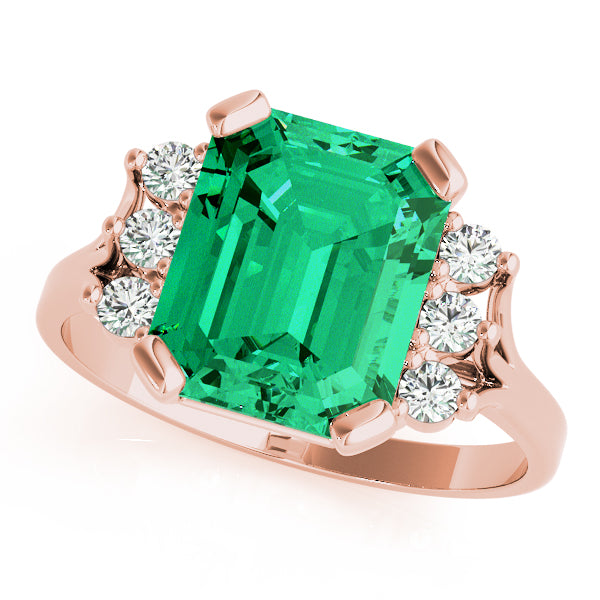 Emerald Gemstone Fashion Ring · 0.51 ct tw