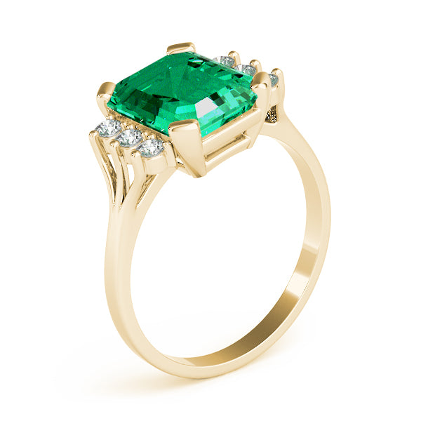 Emerald Gemstone Fashion Ring · 0.18 ct tw