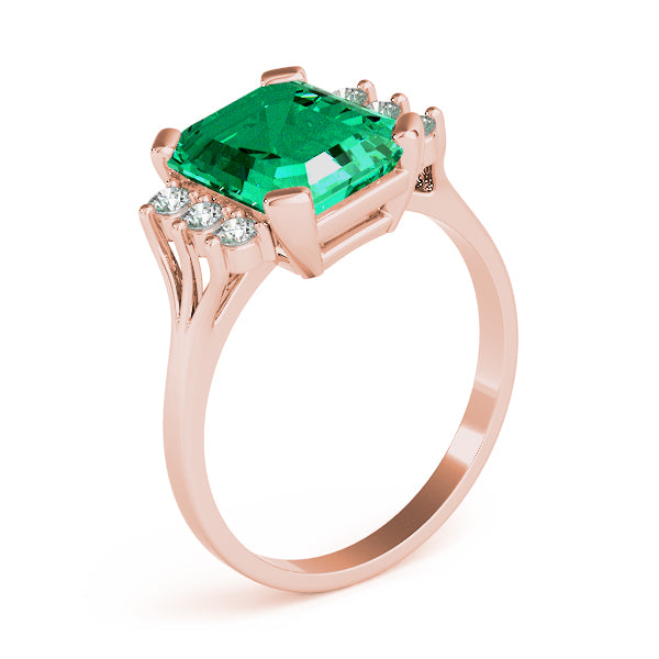 Emerald Gemstone Fashion Ring · 0.51 ct tw