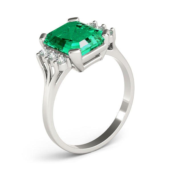 Emerald Gemstone Fashion Ring · 0.18 ct tw