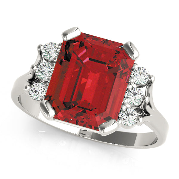 Emerald Gemstone Fashion Ring · 0.18 ct tw