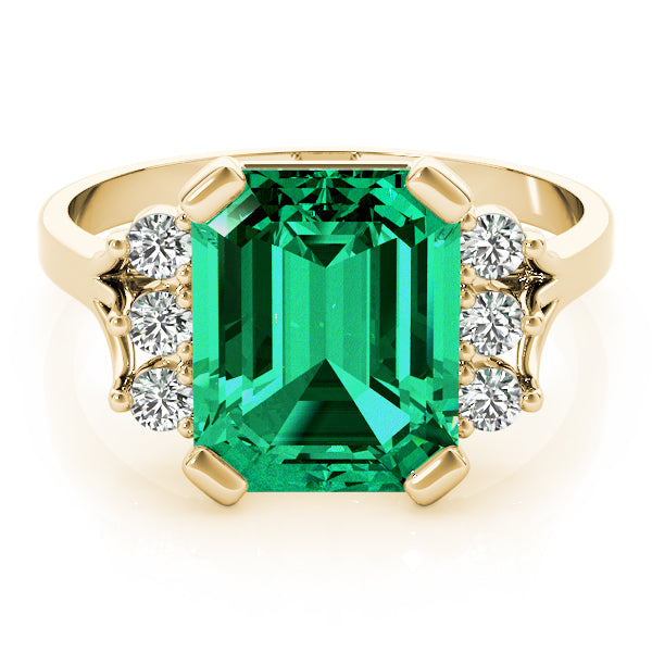 Emerald Gemstone Fashion Ring · 0.18 ct tw