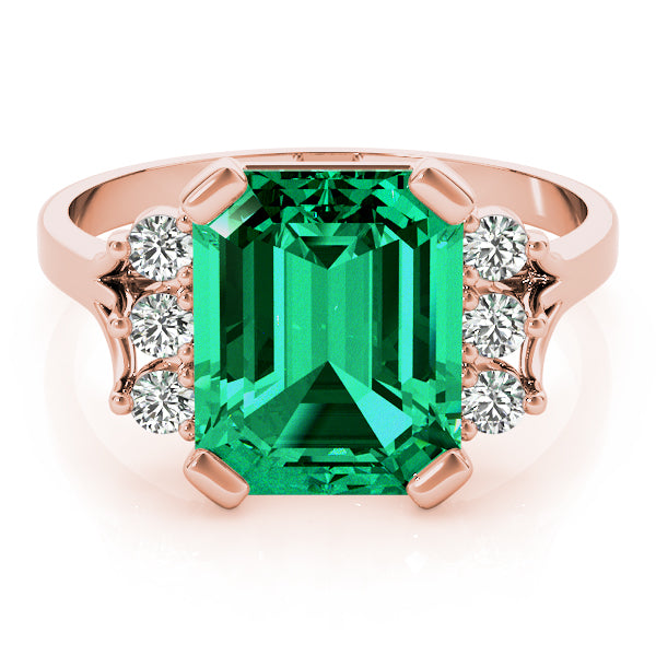 Emerald Gemstone Fashion Ring · 0.18 ct tw