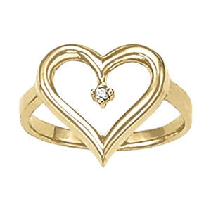 Heart Diamond Fashion Ring · 0.02 ct tw