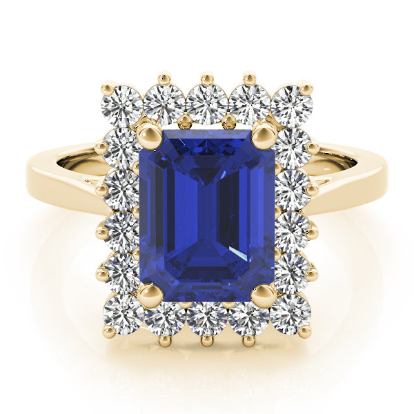 Emerald Gemstone Engagement Ring · 0.72 ct tw