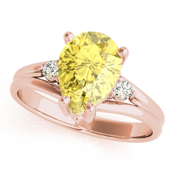 Pear Gemstone Fashion Ring · 0.08 ct tw