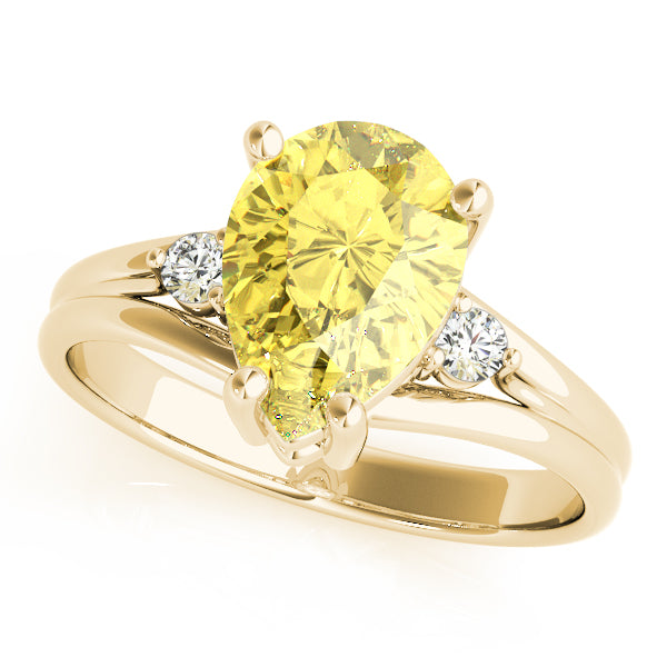 Pear Gemstone Fashion Ring · 0.08 ct tw