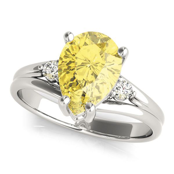 Pear Gemstone Fashion Ring · 0.12 ct tw