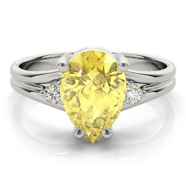 Pear Gemstone Fashion Ring · 0.12 ct tw