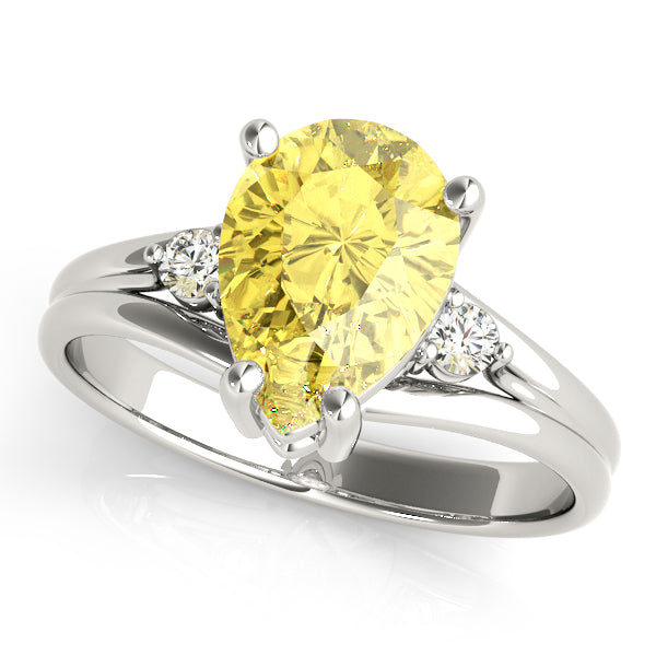 Pear Gemstone Fashion Ring · 0.08 ct tw