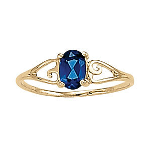 Oval Gemstone Fashion Ring