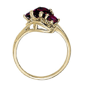 Round Gemstone Fashion Ring