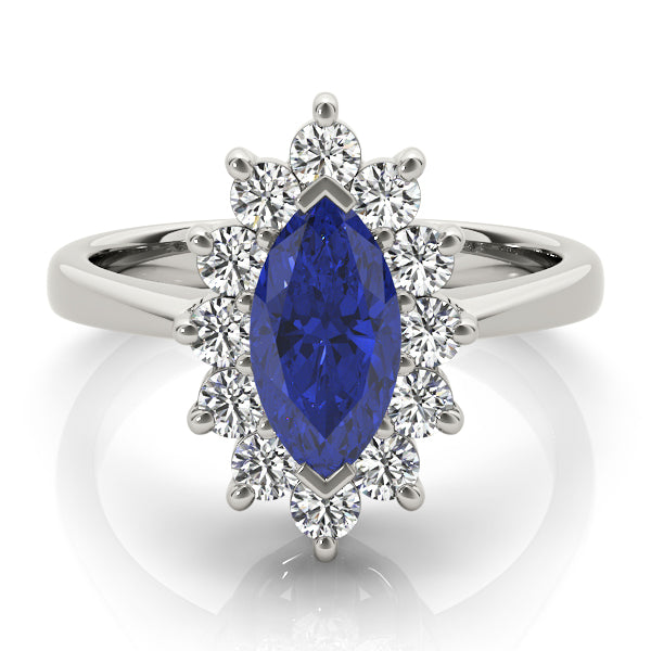 Marquise Gemstone Engagement Ring · 0.56 ct tw