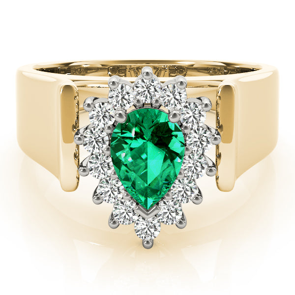 Pear Gemstone Fashion Ring · 0.34 ct tw