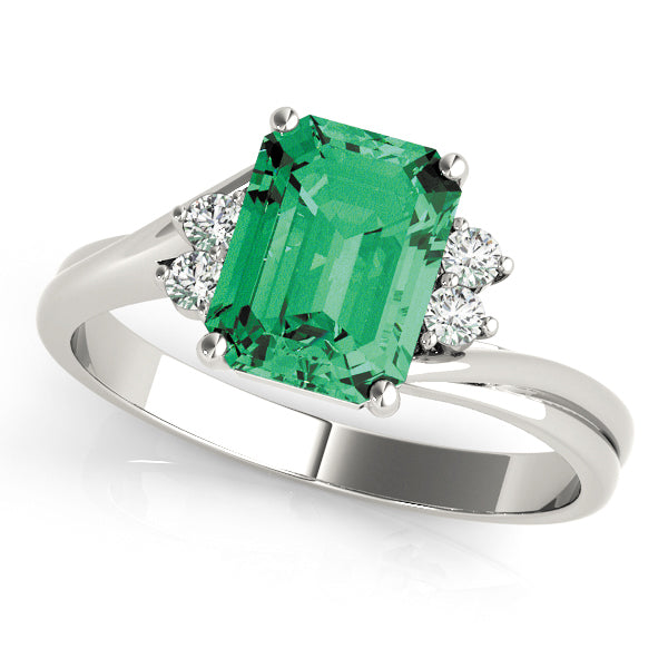 Emerald Gemstone Fashion Ring · 0.10 ct tw