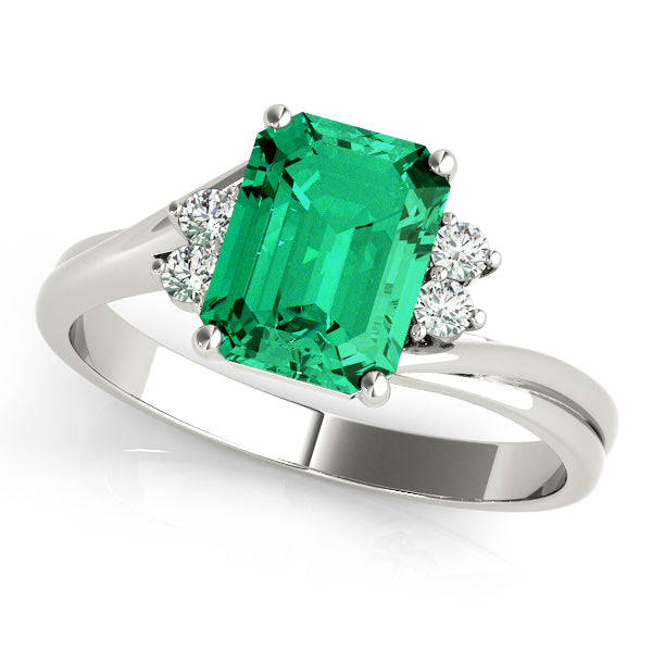 Emerald Gemstone Fashion Ring · 0.10 ct tw