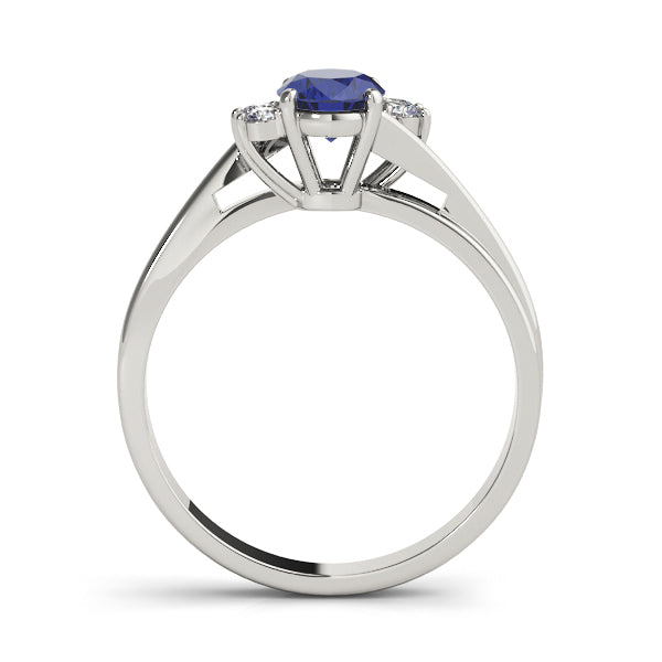 Oval Gemstone Fashion Ring · 0.12 ct tw