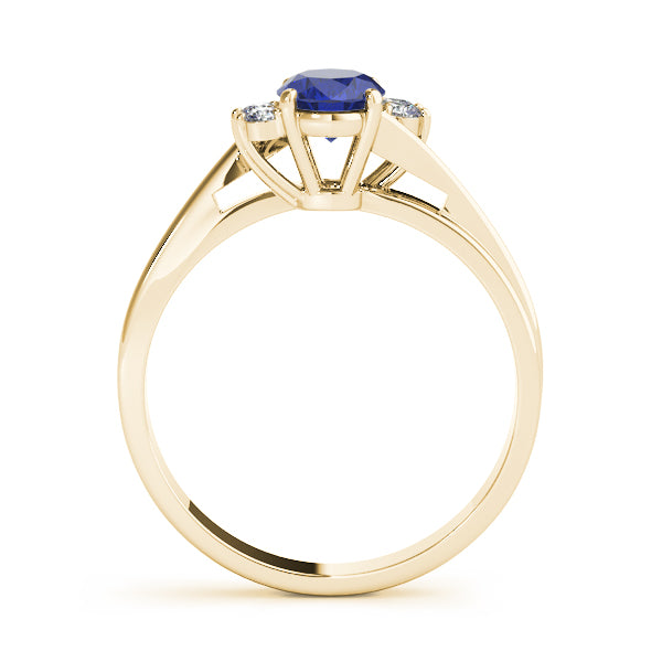 Oval Gemstone Fashion Ring · 0.12 ct tw