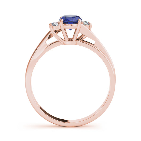 Oval Gemstone Fashion Ring · 0.06 ct tw