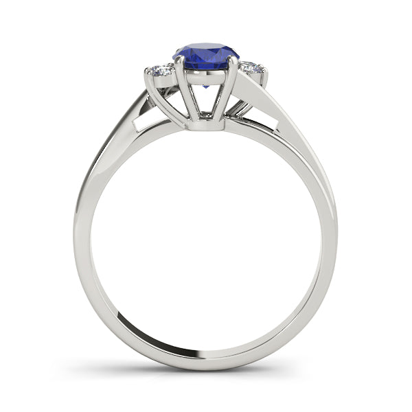 Oval Gemstone Fashion Ring · 0.12 ct tw