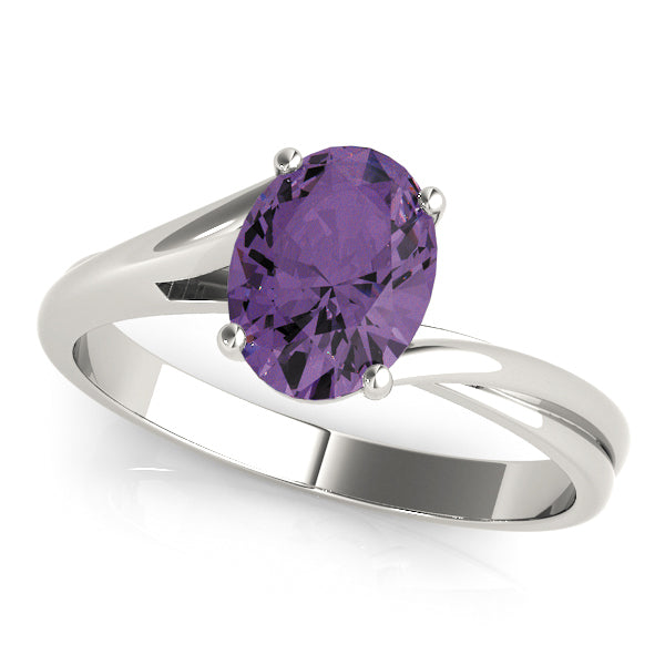 Oval Gemstone Fashion Ring
