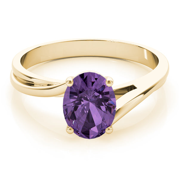 Oval Gemstone Fashion Ring