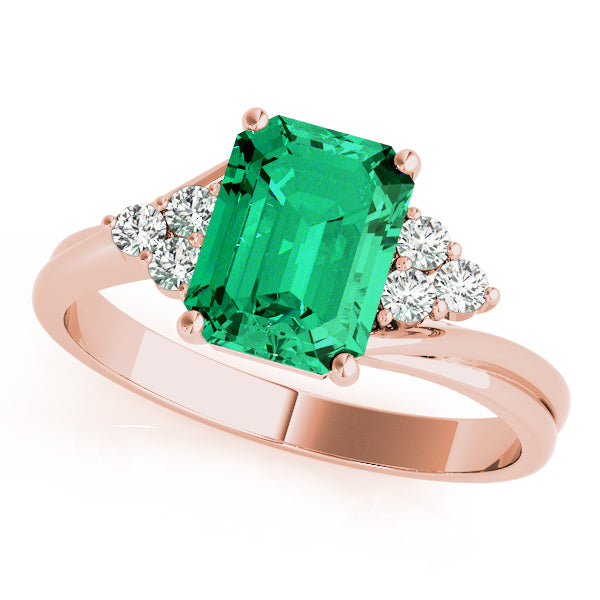 Emerald Gemstone Fashion Ring · 0.18 ct tw