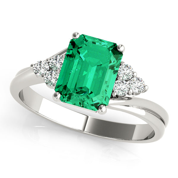 Emerald Gemstone Fashion Ring · 0.18 ct tw