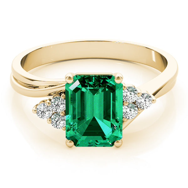 Emerald Gemstone Fashion Ring · 0.18 ct tw