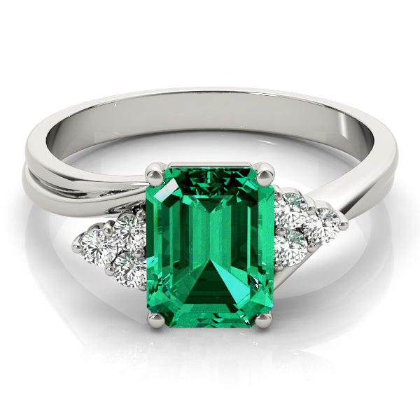 Emerald Gemstone Fashion Ring · 0.18 ct tw