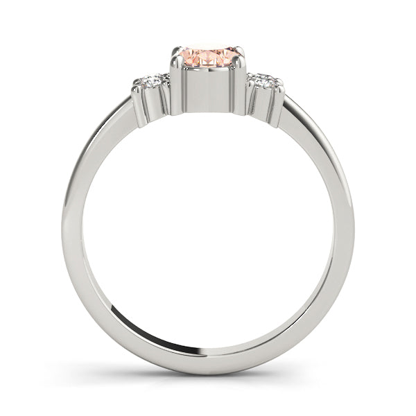 Oval Gemstone Fashion Ring · 0.12 ct tw
