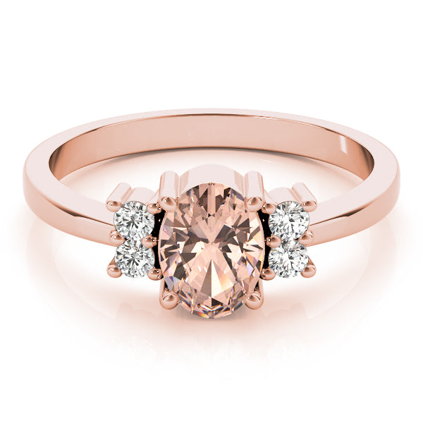 Oval Gemstone Fashion Ring · 0.12 ct tw